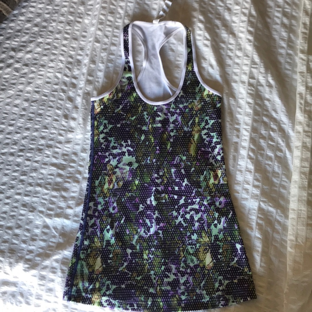 Lululemon multicolor racerback tank. Like NEW!